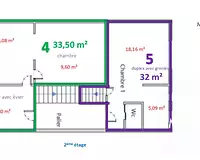 Immeuble, 210 m²