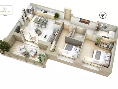 Appartement, 64,05 m²