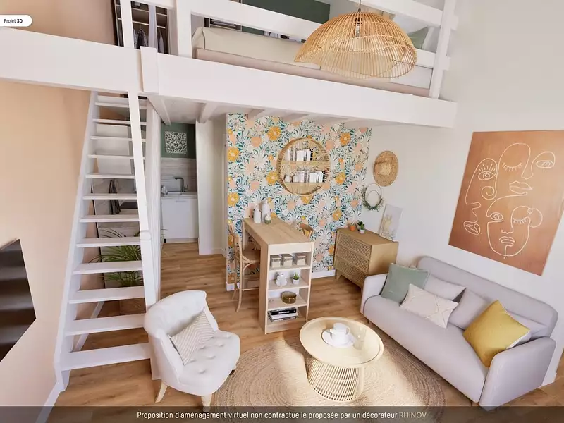 Appartement, 19,44 m²