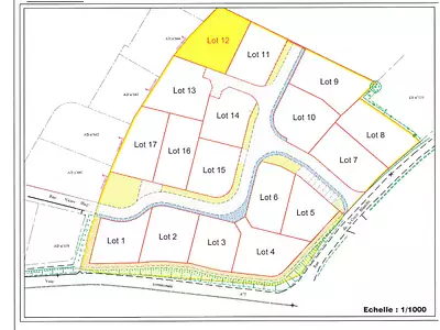 Terrain, 640 m²