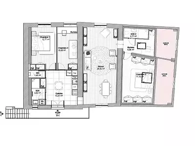 Appartement, 97 m²
