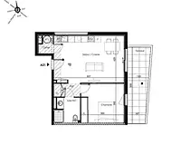 Appartement, 65,5 m²