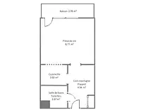 Appartement, 18,4 m²