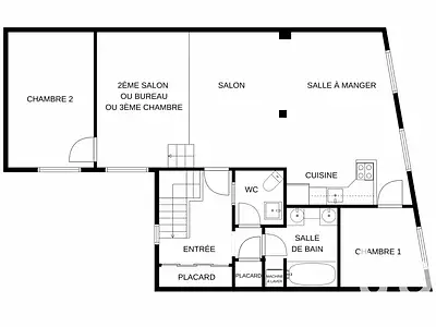 Appartement, 86 m²