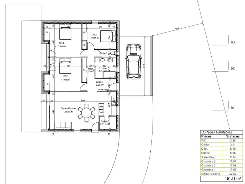 Terrain, 1 274 m²
