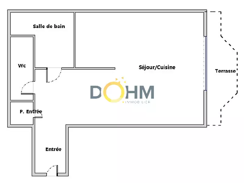 Appartement, 41,87 m²
