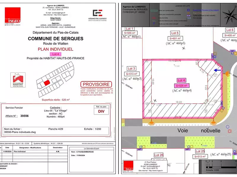 Terrain, 526 m²