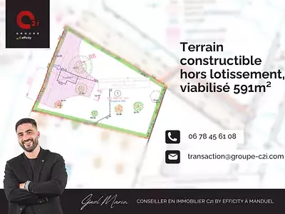 Terrain, 591 m²