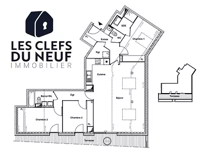 Appartement, 102 m²