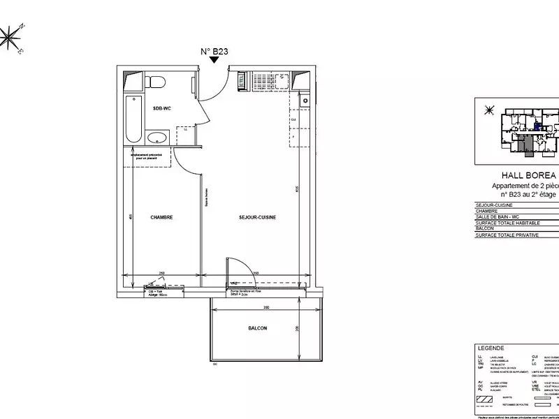 Appartement, 40,37 m²