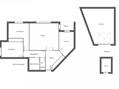 Appartement, 73 m²