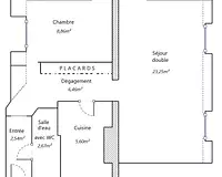 Appartement, 51,73 m²