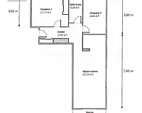 Appartement, 54 m²