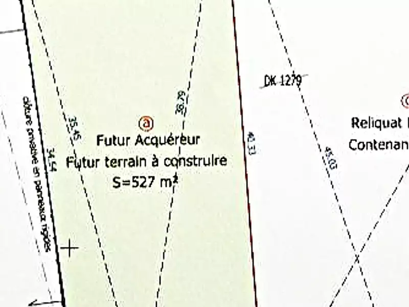 Terrain, 527 m²