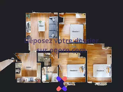 Appartement, 64 m²