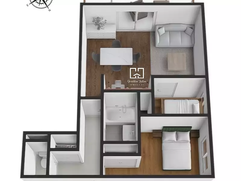 Appartement, 44,6 m²