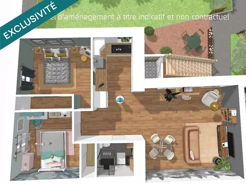 Appartement, 69 m²