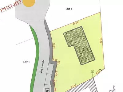 Terrain, 701 m²