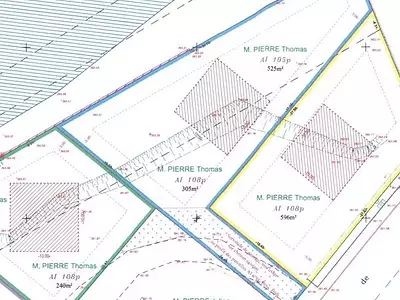 Terrain, 830 m²