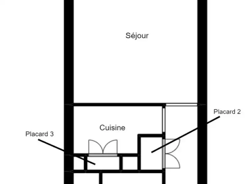 Appartement, 28,7 m²