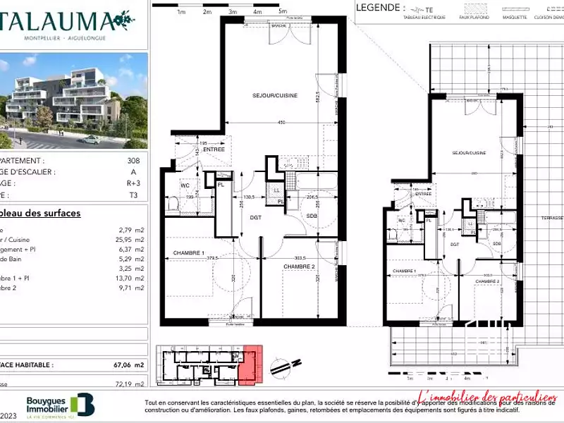 Appartement, 67,11 m²