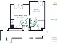 Appartement, 40,2 m²