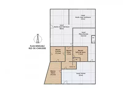 Immeuble, 236 m²