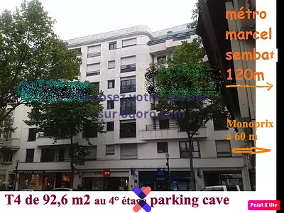 Appartement, 92,6 m²