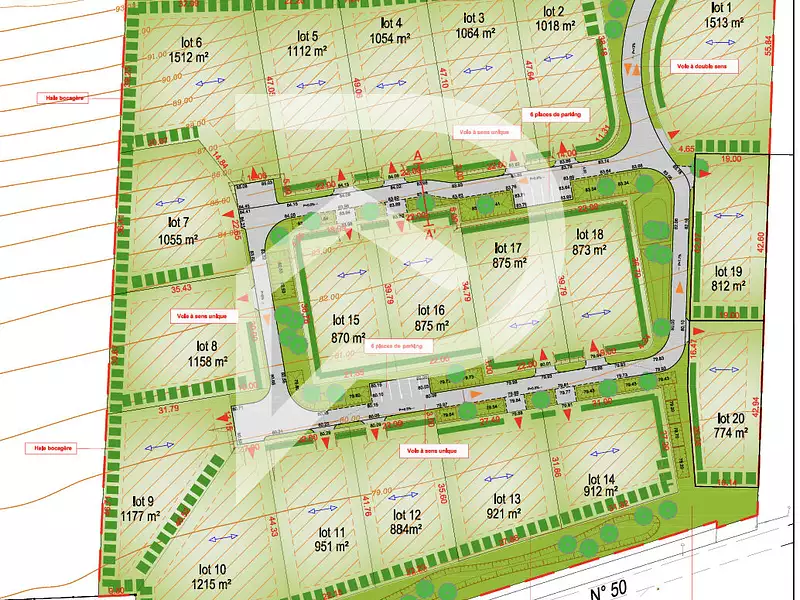 Terrain, 1 000 m²