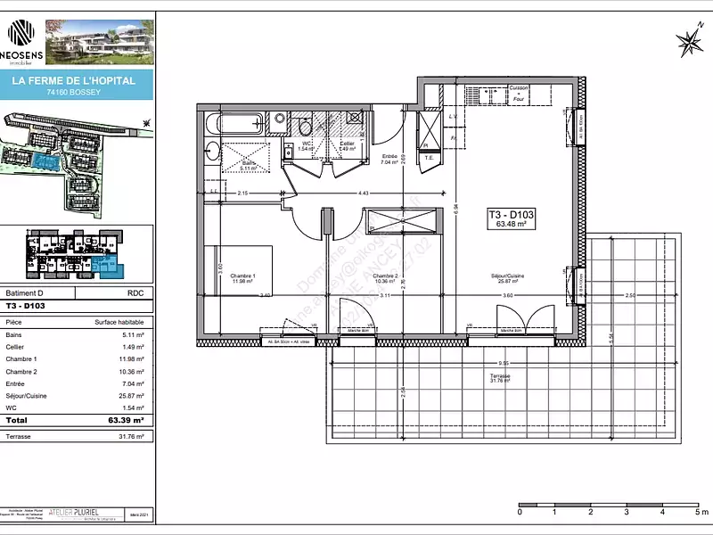 Appartement, 6 339 m²