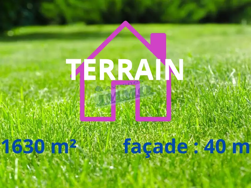 Terrain, 1 630 m²