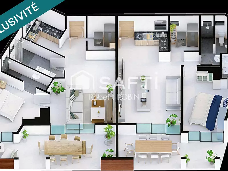 Immeuble, 287 m²
