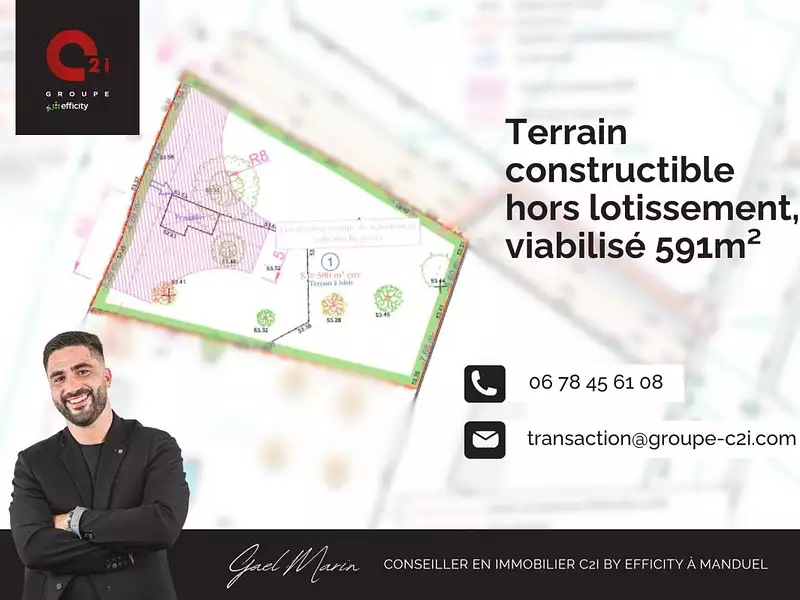 Terrain, 591 m²