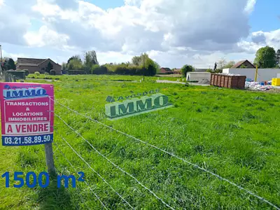 Terrain, 1 500 m²