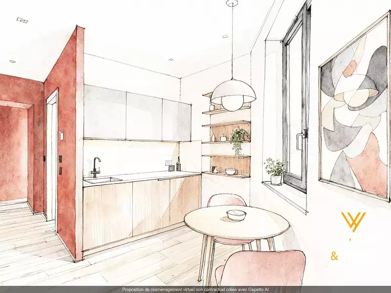 Appartement, 16,63 m²