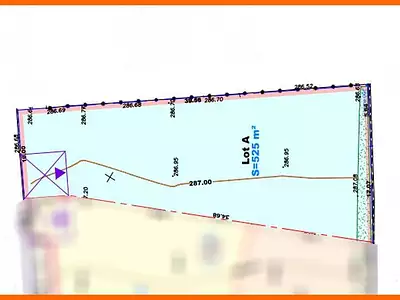 Terrain, 525 m²
