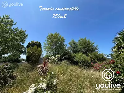 Terrain, 750 m²