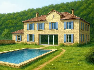 Terrain, 7 424 m²