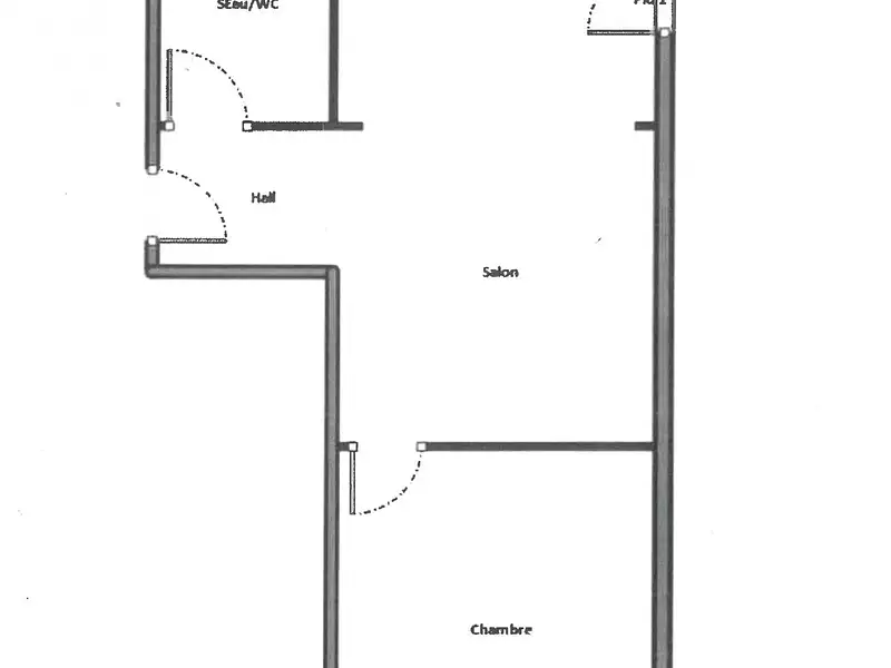 Appartement, 44,4 m²