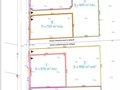 Terrain, 750 m²