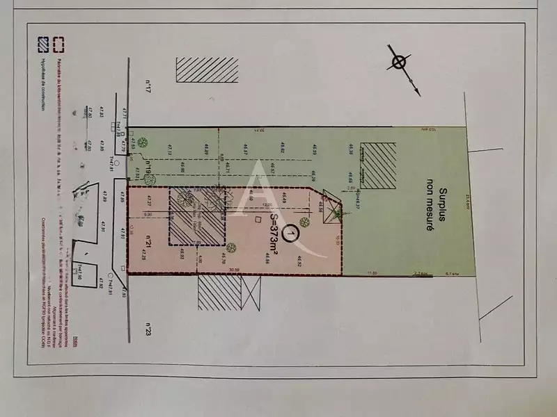 Terrain, 373 m²