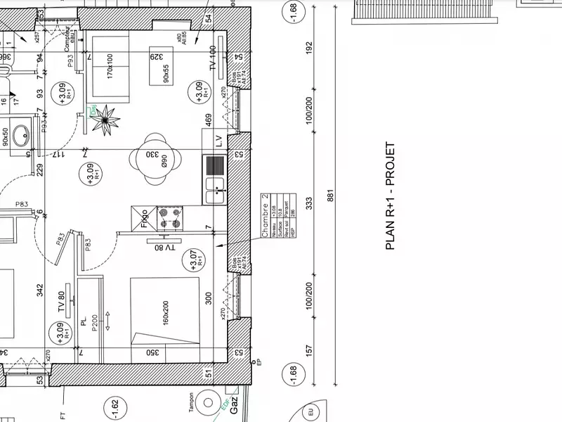 Appartement, 45 m²