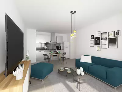 Appartement, 46,06 m²