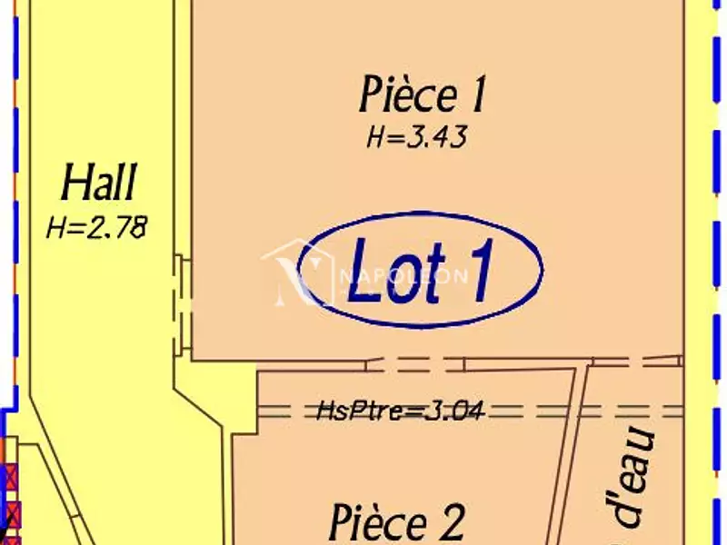 Appartement, 23,4 m²