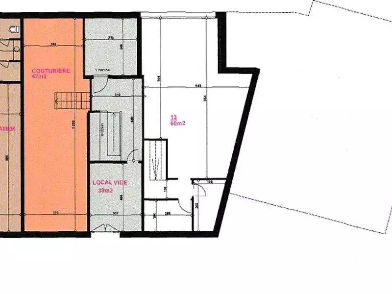 Immeuble, 583 m²