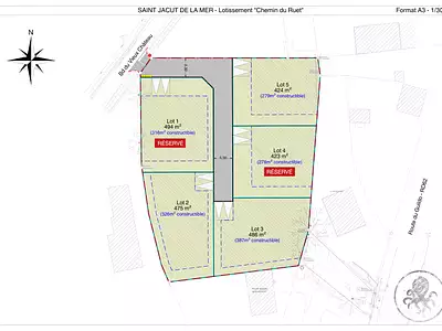 Terrain, 424 m²
