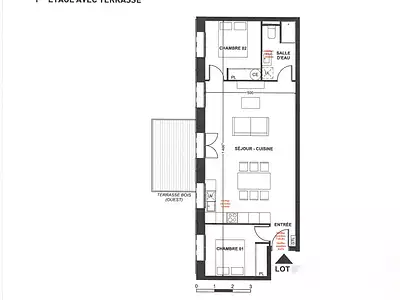 Appartement, 66,2 m²