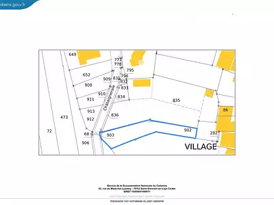 Terrain, 650 m²