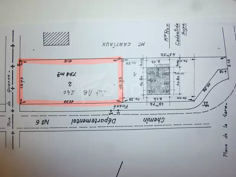 Terrain, 794 m²