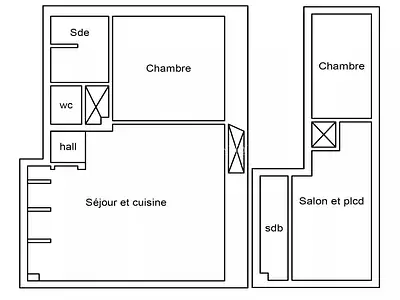 Appartement, 38,41 m²